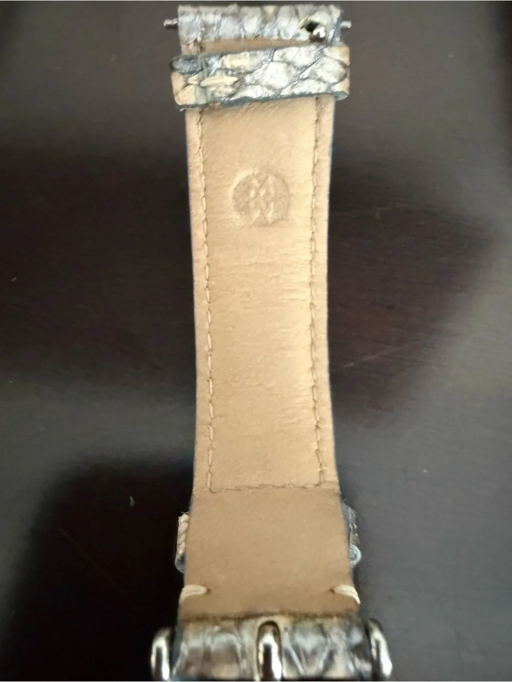 Michele genuine, python, leather Straap 18mm